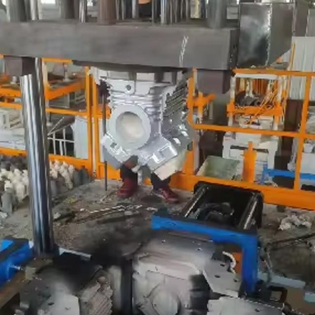 6 Low pressure casting machine for car aluminum wheel rim production line details
