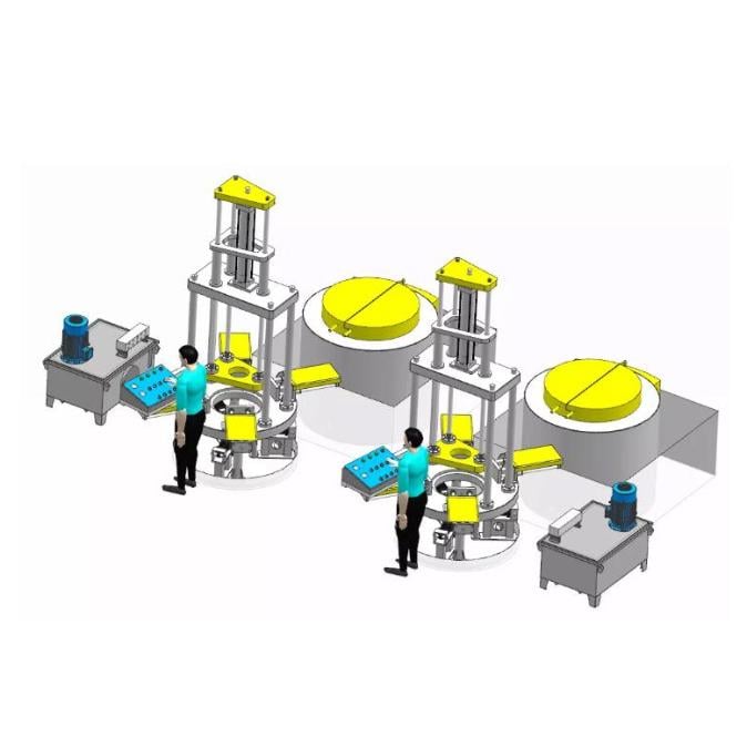 Aluminum gravity die casting machine