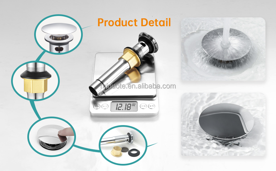 Pop Up Waste Stainless steel Floor Trap Drain Toilet Floor Drain Use Bathroom manufacture