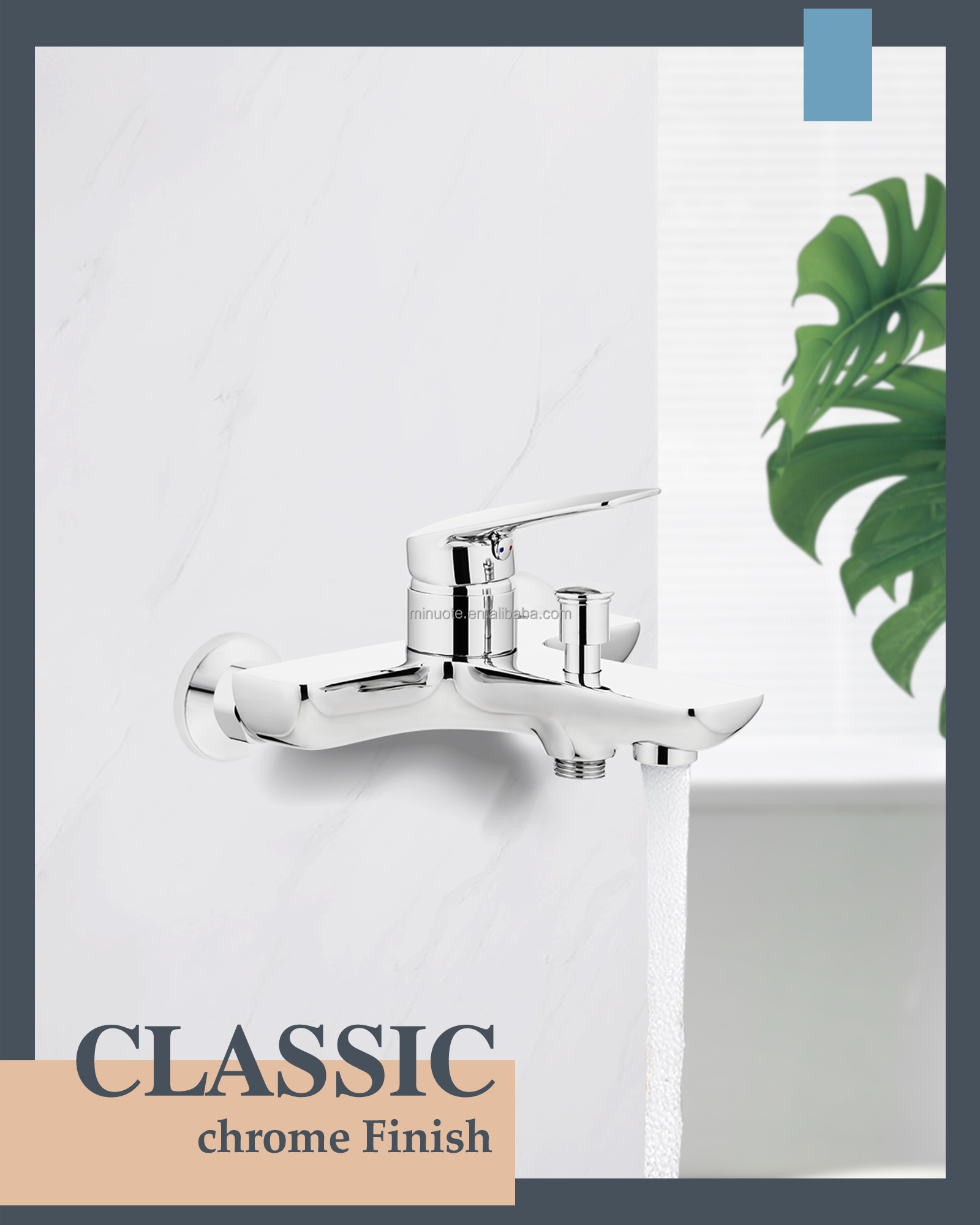 High quality ro faucet bath wall mounted  single handle bathroom faucet bath mixer brass shower taps details