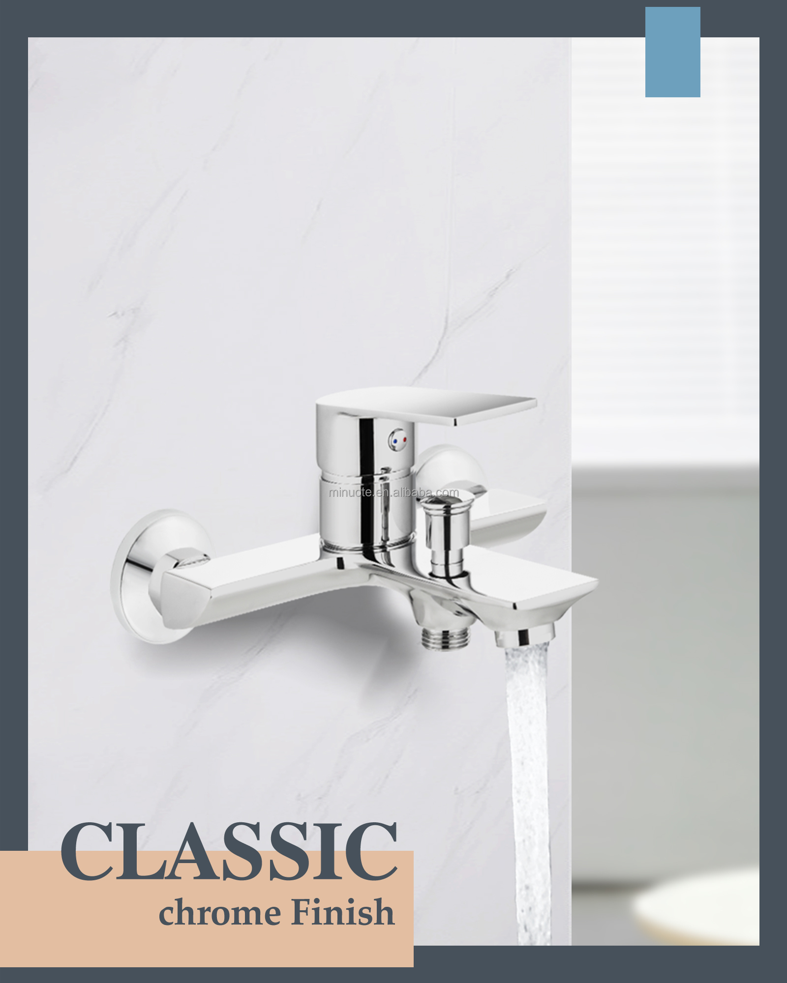High Quality Brass Bath Shower Faucet Tap Bathroom Luxury Shower Taps Bath Faucet For Home Use supplier
