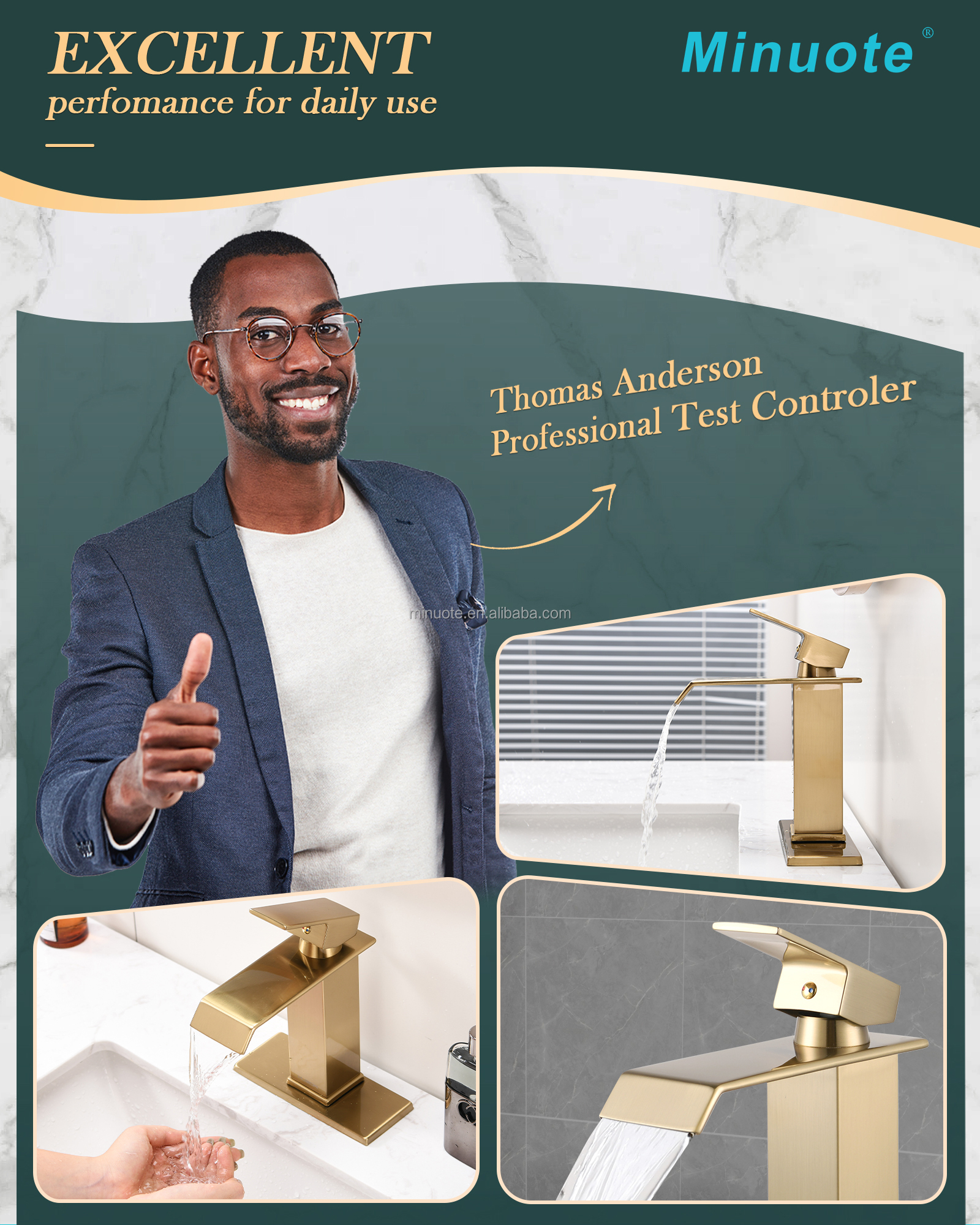 Modern bathroom designer single hole brass basin faucet taps factory