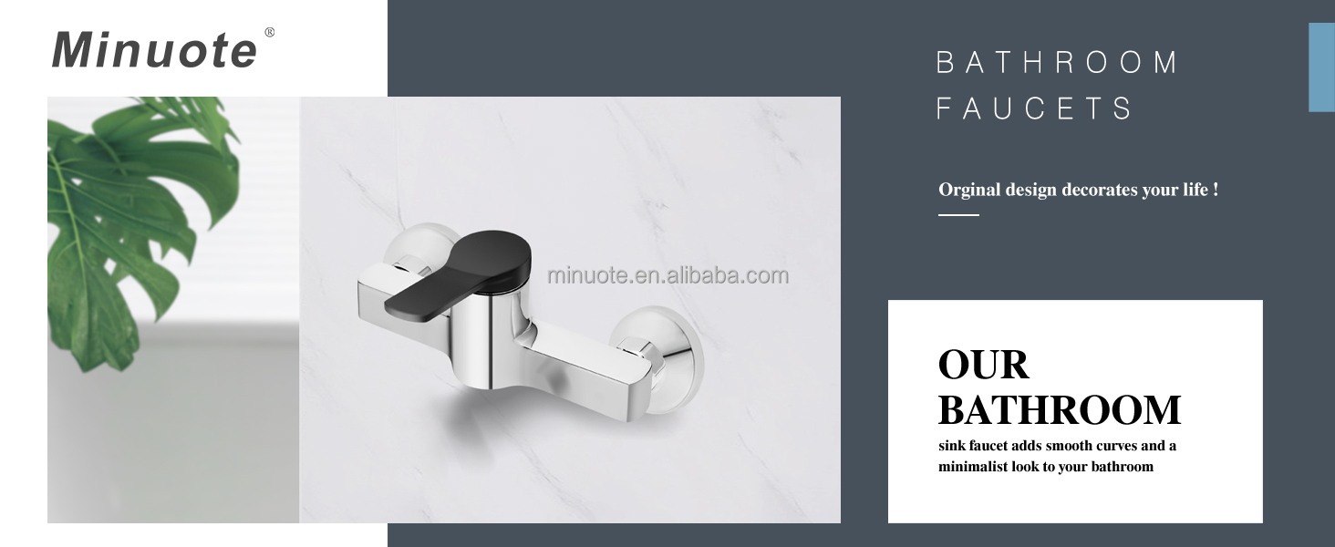 high quality low price zinc body wall mounted bathroom bathtub faucet cold and hot shower faucet mixer supplier