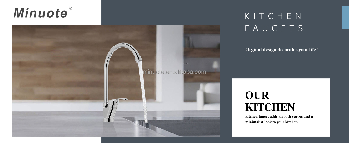 New Fashion Kitchen Faucet Wall Mounted Pillar Rotation Cold Faucet Graphic Design Blue Silicone Flexible with Shower Head supplier