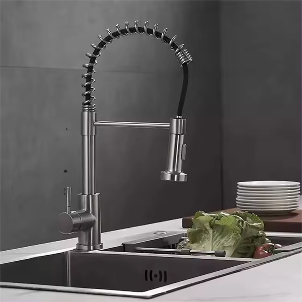 Get the most out of your kitchen sink with a versatile pull-out fauce