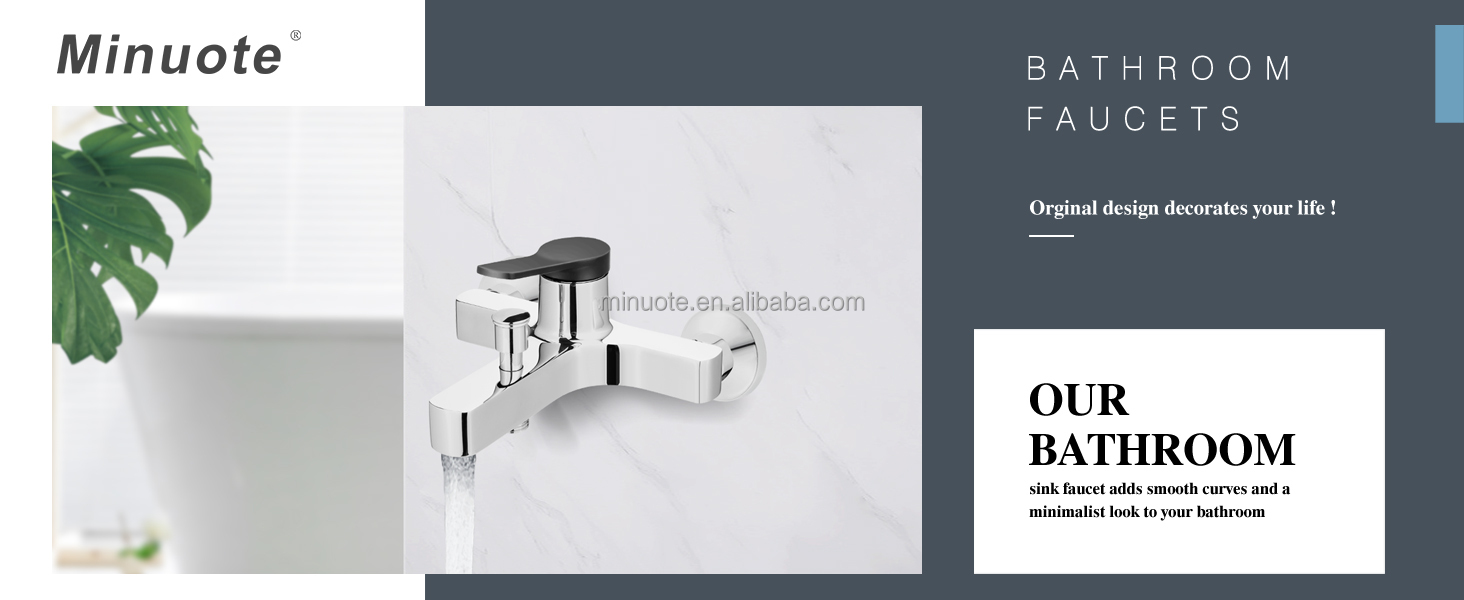 High Quality Modern Style Taps Bathroom Sink Shower Mixer Faucets Bath details