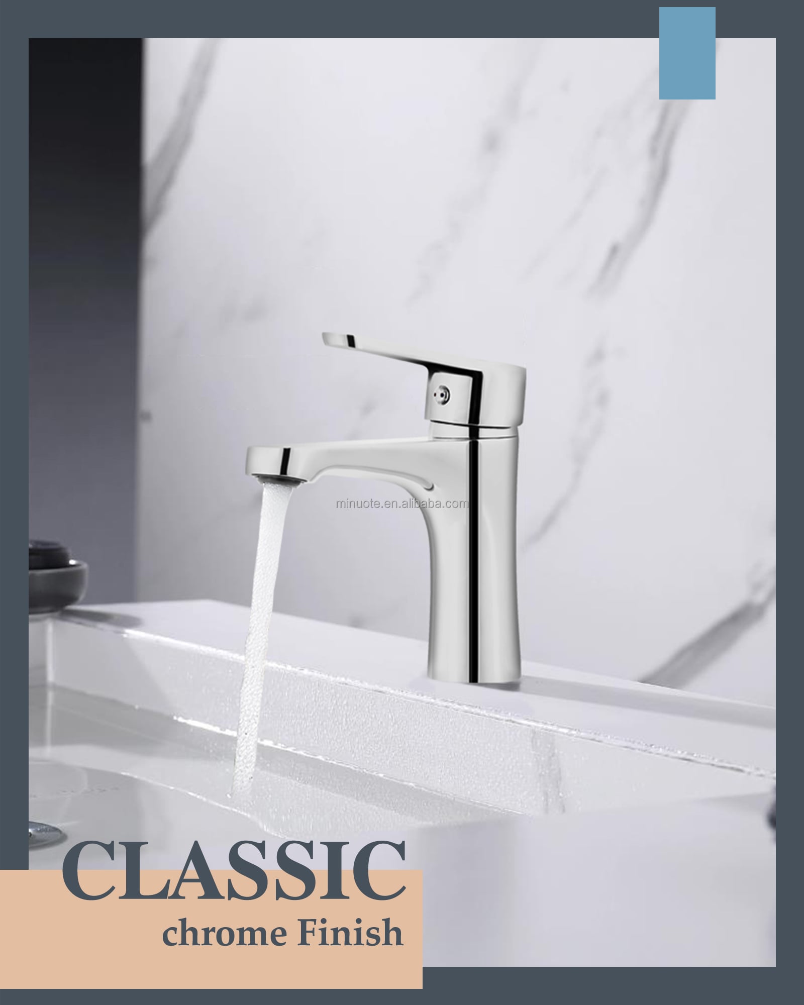 Factory Wholesale Single Lever Handle Tall Lavatory Bathroom Washroom Water Mixer Faucet Taps For Hotel details