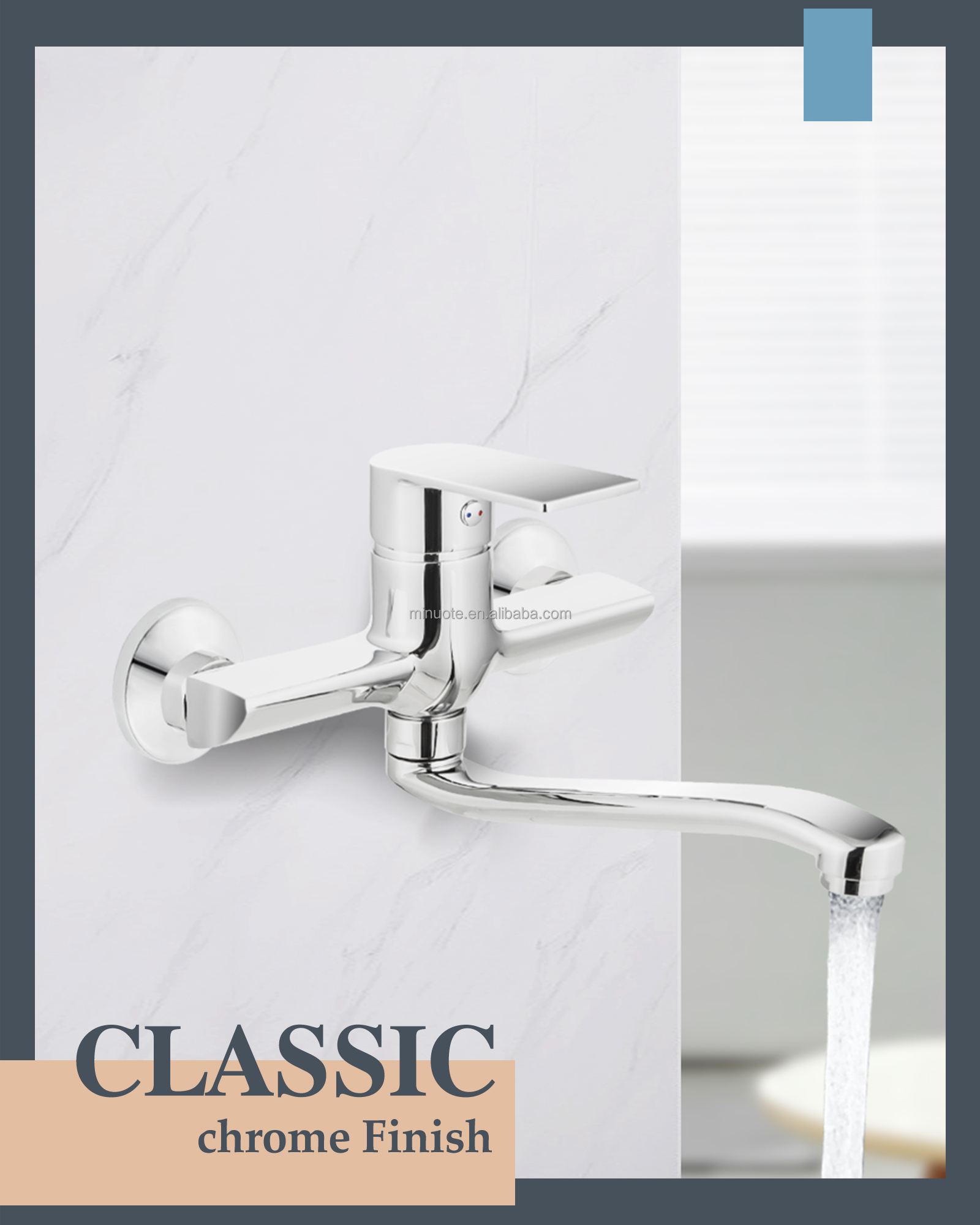 Hot Sale Bathroom Shower Mixer Bath Tap Shower Mixer Cold Hot Water Bath Faucets manufacture