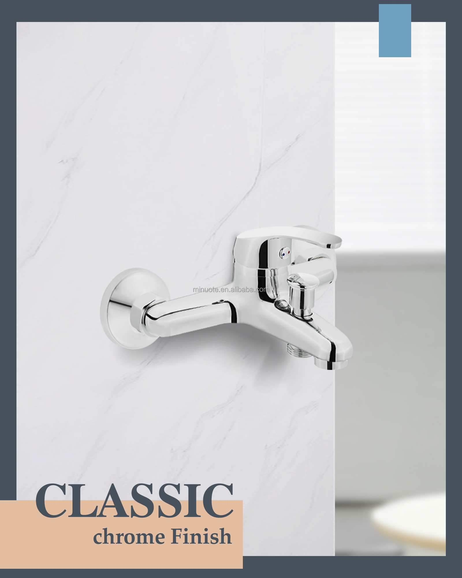 High Quality Morden Style Taps Bathroom Sink Shower Mixer Faucets Bath manufacture
