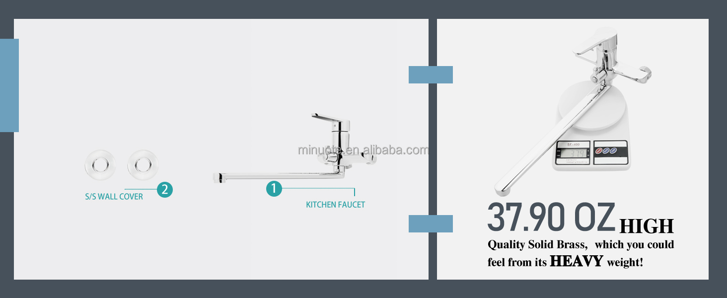 High quality ro faucet bath wall mounted  single handle bathroom faucet bath mixer brass shower taps factory