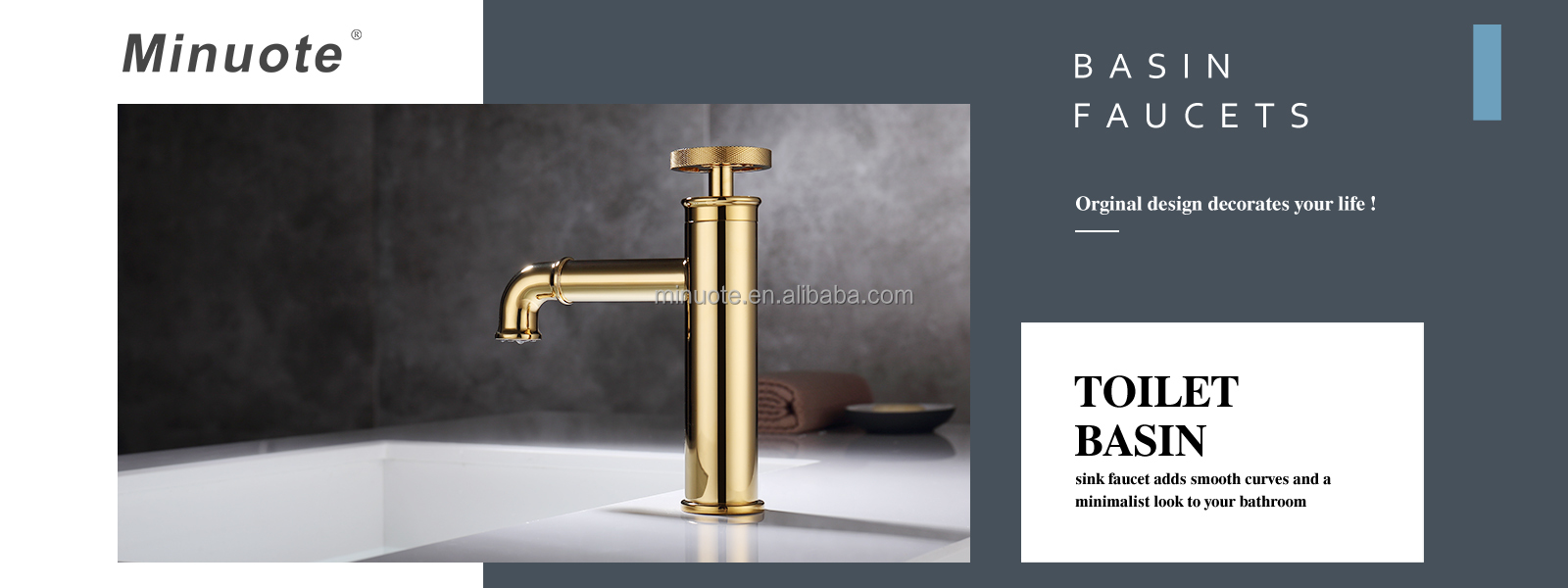 New design industrial style brass basin sink bathroom faucet supplier