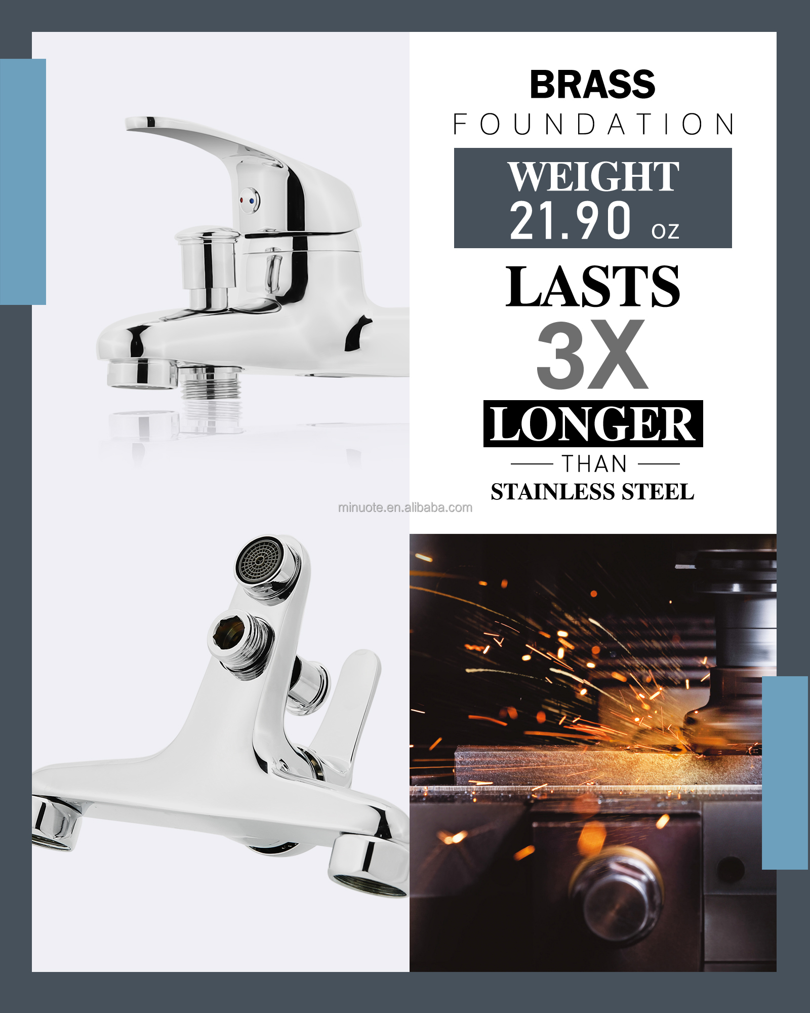 High Quality Morden Style Taps Bathroom Sink Shower Mixer Faucets Bath supplier
