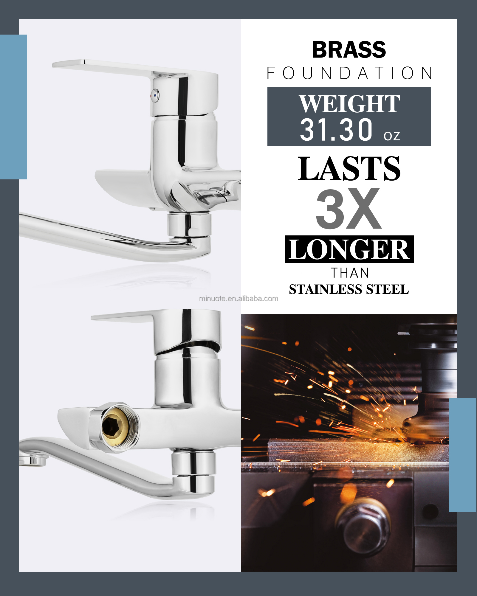 Hot Sale Bathroom Shower Mixer Bath Tap Shower Mixer Cold Hot Water Bath Faucets supplier