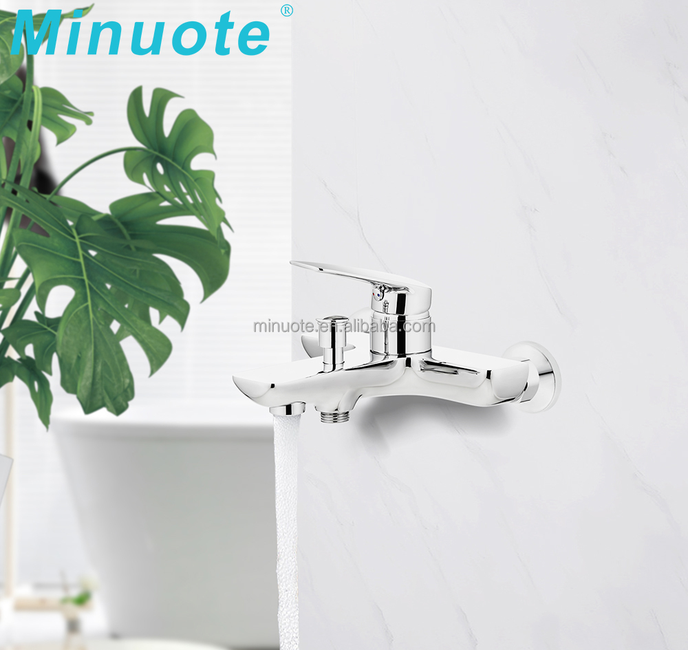 High quality ro faucet bath wall mounted  single handle bathroom faucet bath mixer brass shower taps manufacture