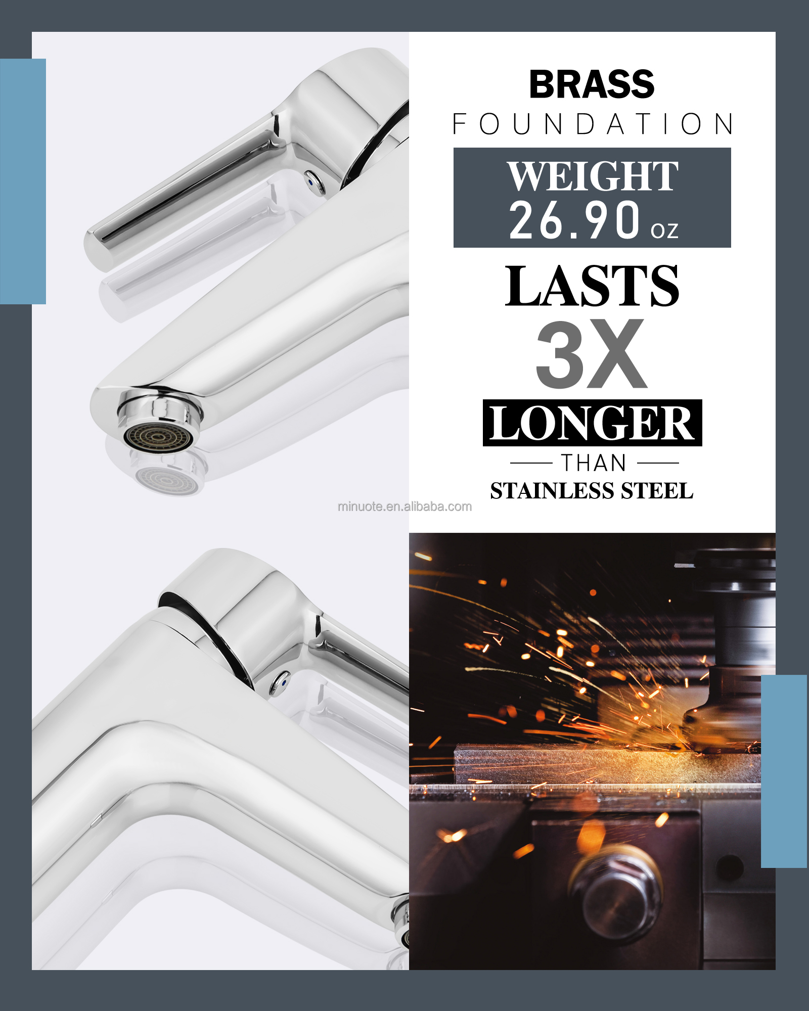 Modern hot cold single handle brass bathroom mixer washbasin concealed basin faucet supplier