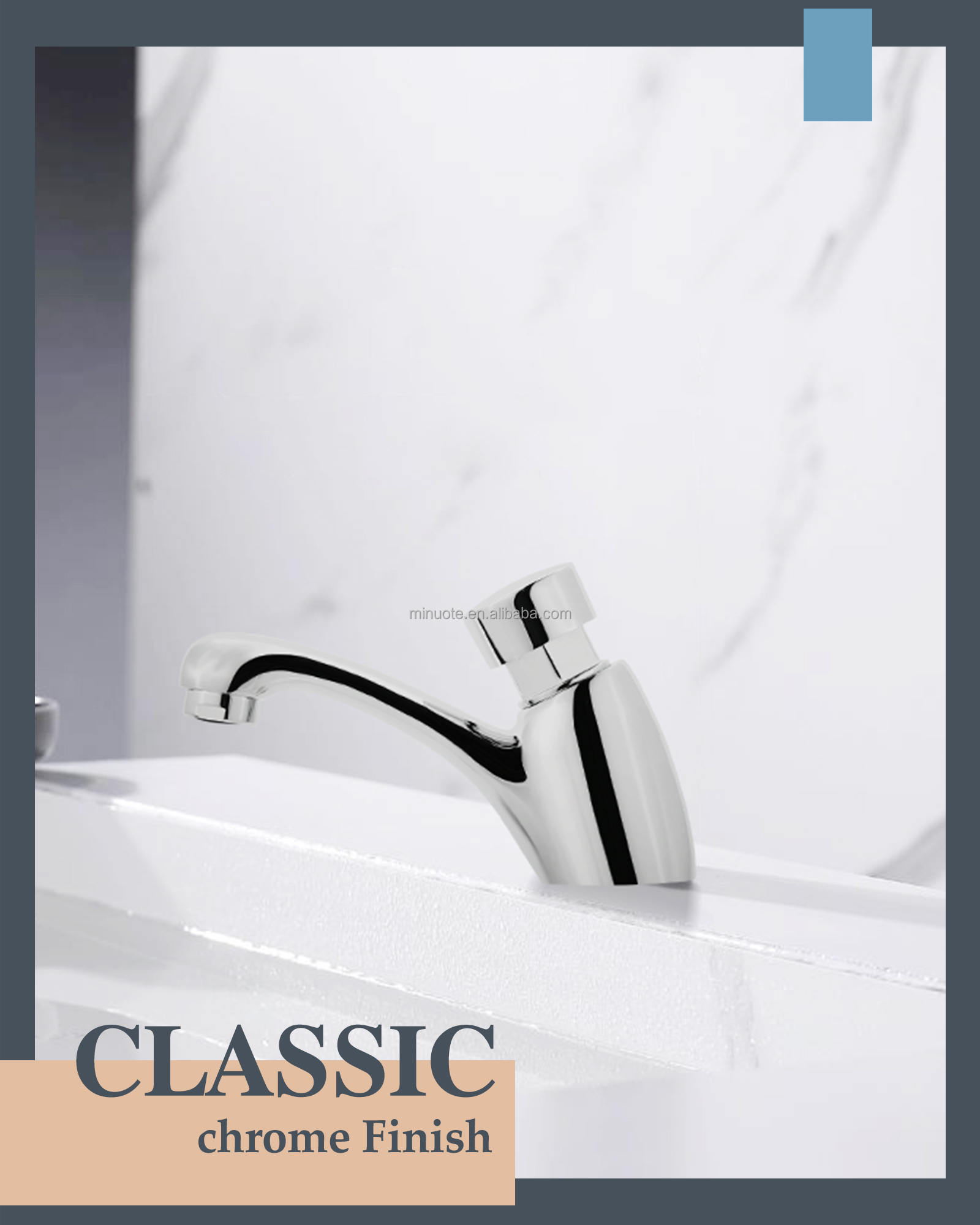 Fashion  Single Hole Baking Paint Cold Hot Sink Taps Bathroom Basin Faucet supplier