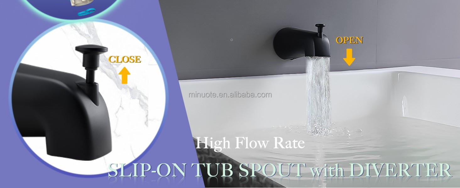Wall Mounted Shower System High Pressure Shower Mixer Faucet Combo Rainfall Shower Set details