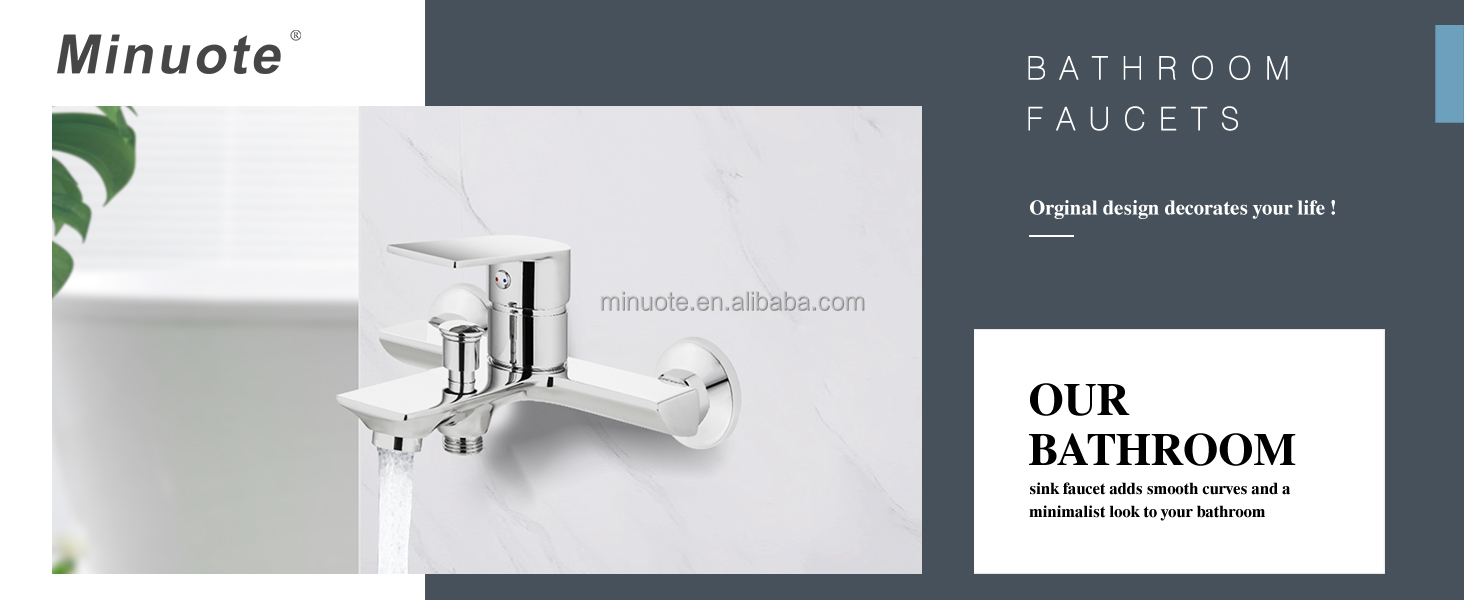 High Quality Brass Bath Shower Faucet Tap Bathroom Luxury Shower Taps Bath Faucet For Home Use factory
