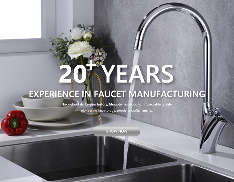New Fashion Kitchen Faucet Wall Mounted Pillar Rotation Hot  Cold Faucet Graphic Design supplier