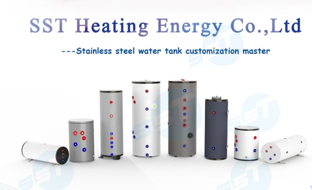 Cheap stainless hot water tank price 500kw hot water storage boiler heat pump system manufacture