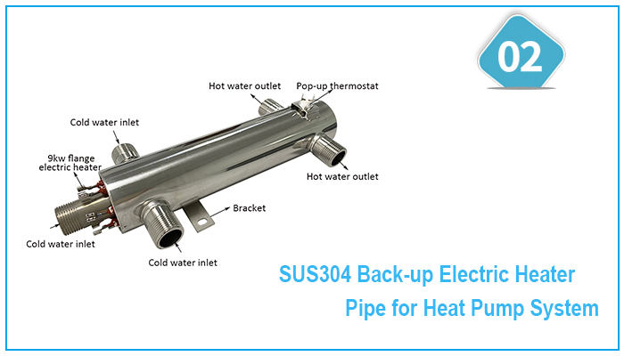 SST heat pump system and solar energy system backup electric heater manufacture factory