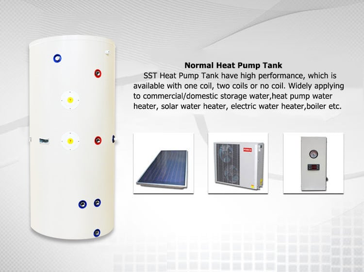 SST Factory Custom Capacity 100-2000L Duplex Stainless Steel Hot Water Storage Tank For Heat Pump supplier