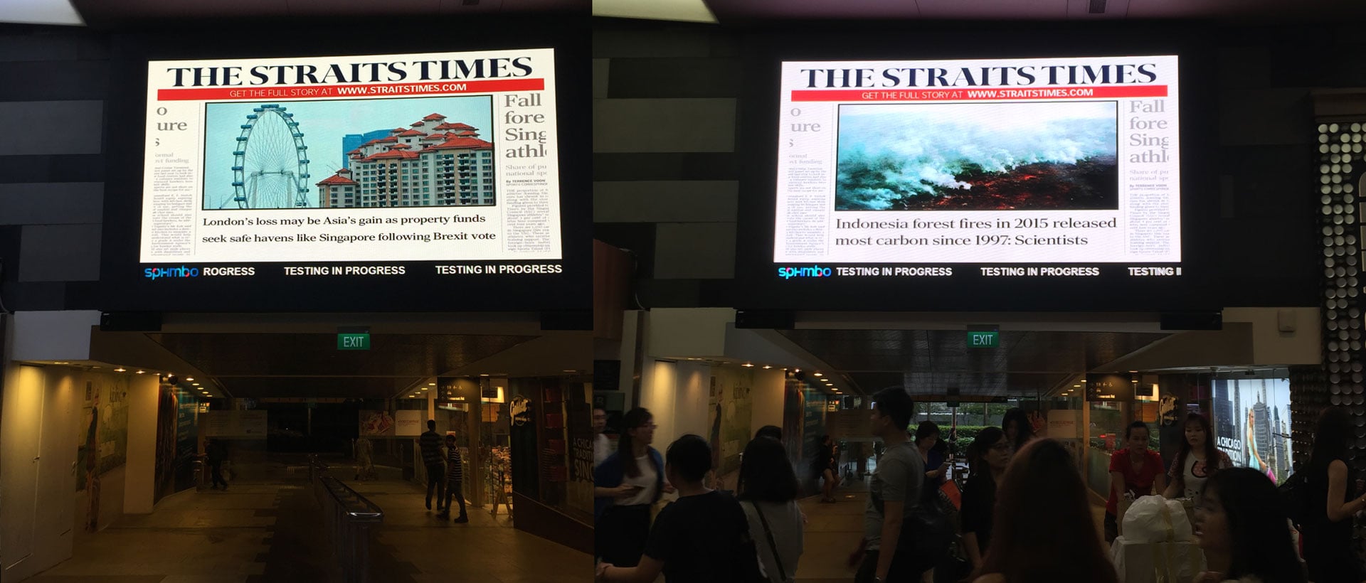 Advertising Screen Advertising Screen