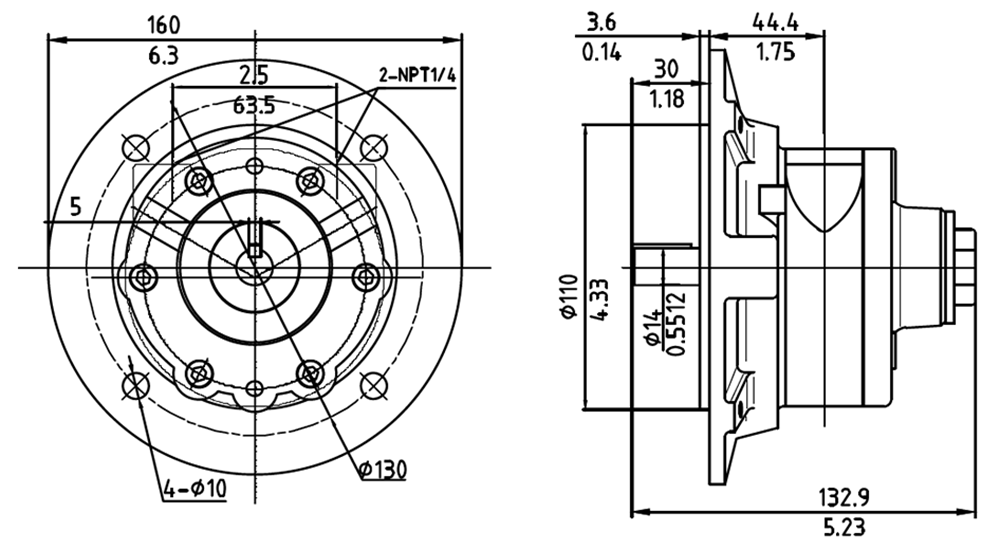 HX2AM-F110-30Drawing