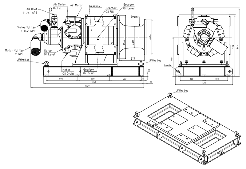 ACPH60-9 Drawing