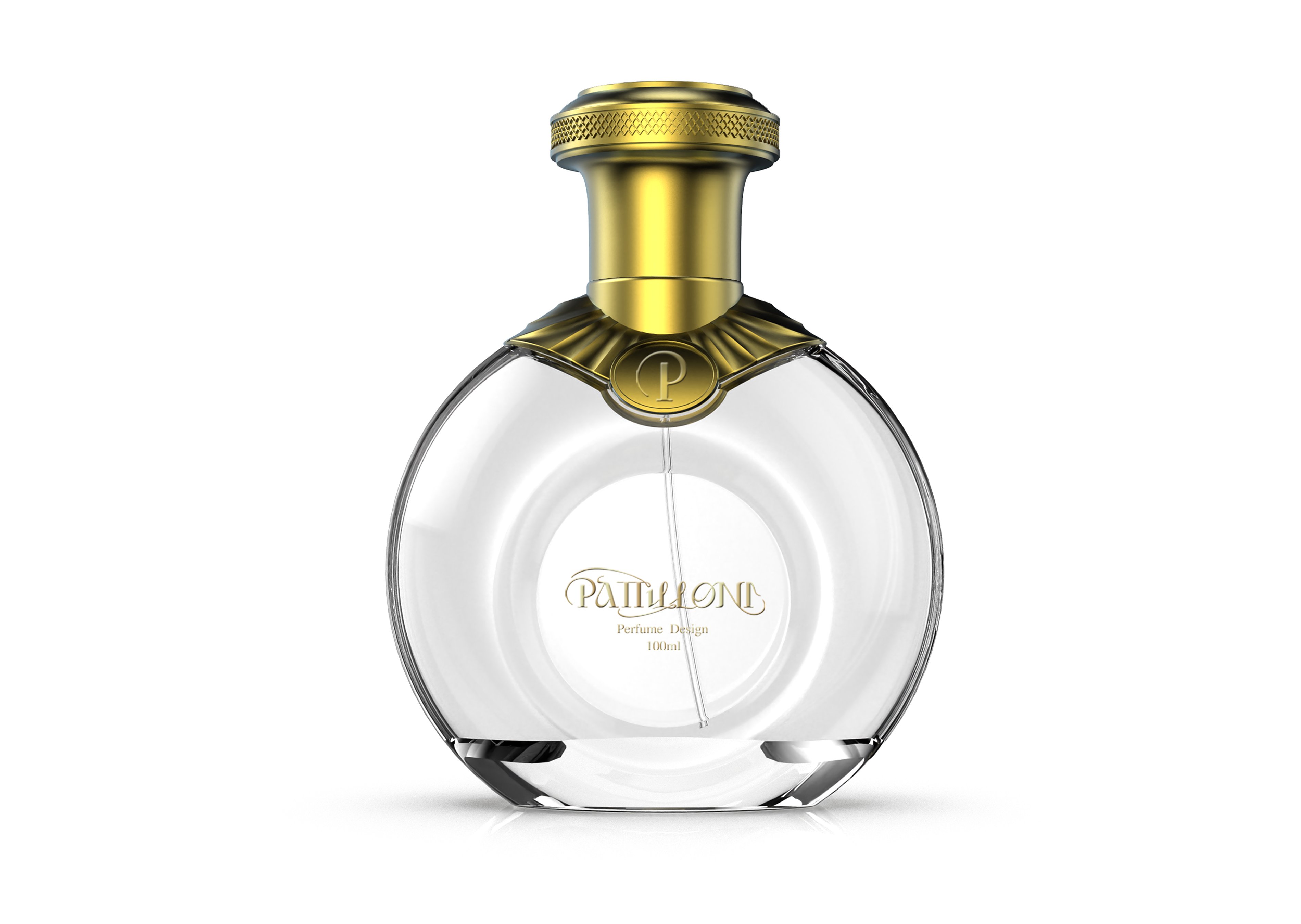 Glass Bottle Manufacture Glass Spray Perfume Bottle With Box Luxury design 50ml 100ml Perfume Bottle details