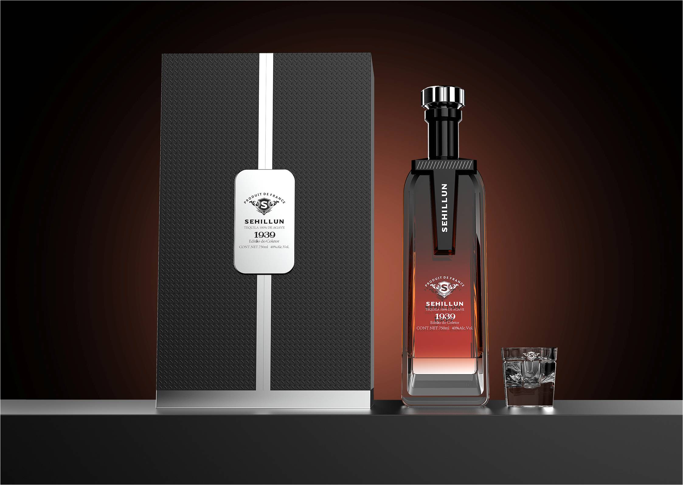 glass bottles spirit liquor bottle Tequila whiskey brandy vodka RUM JIN 750ml glass bottle details