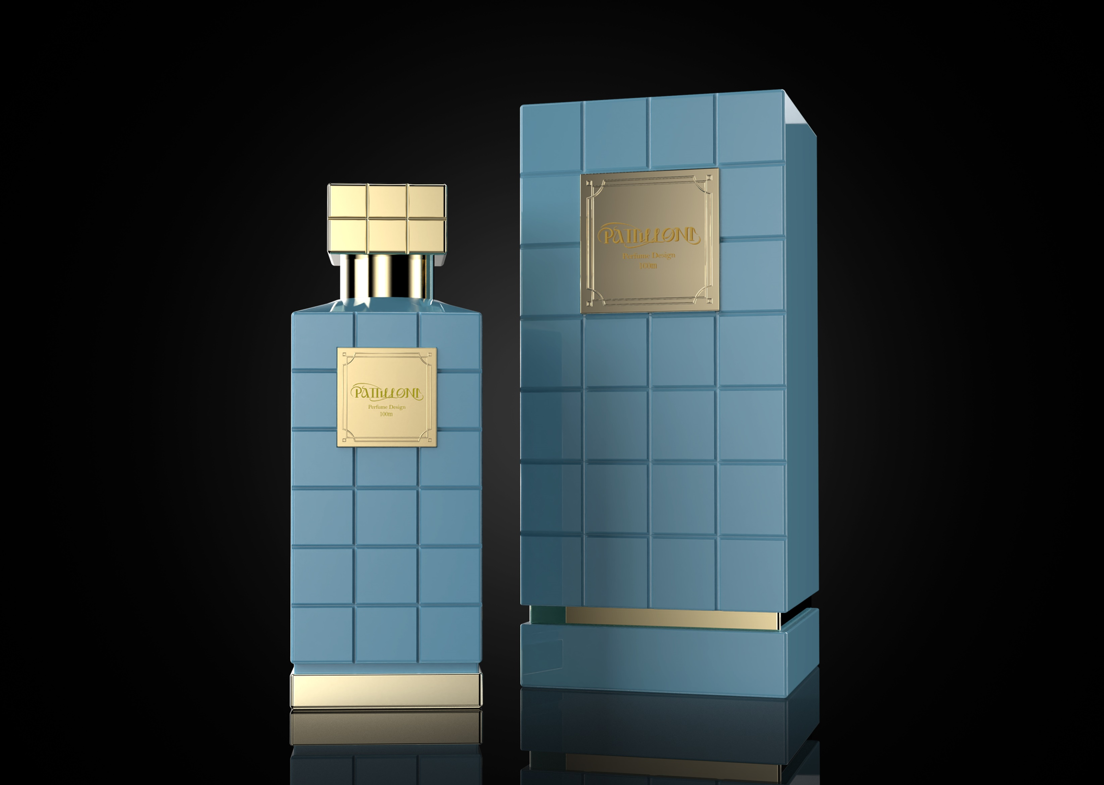 glass perfume bottle custom design perfume bottle with box 30ml 50ml 75ml 100ml luxury perfume bottle supplier