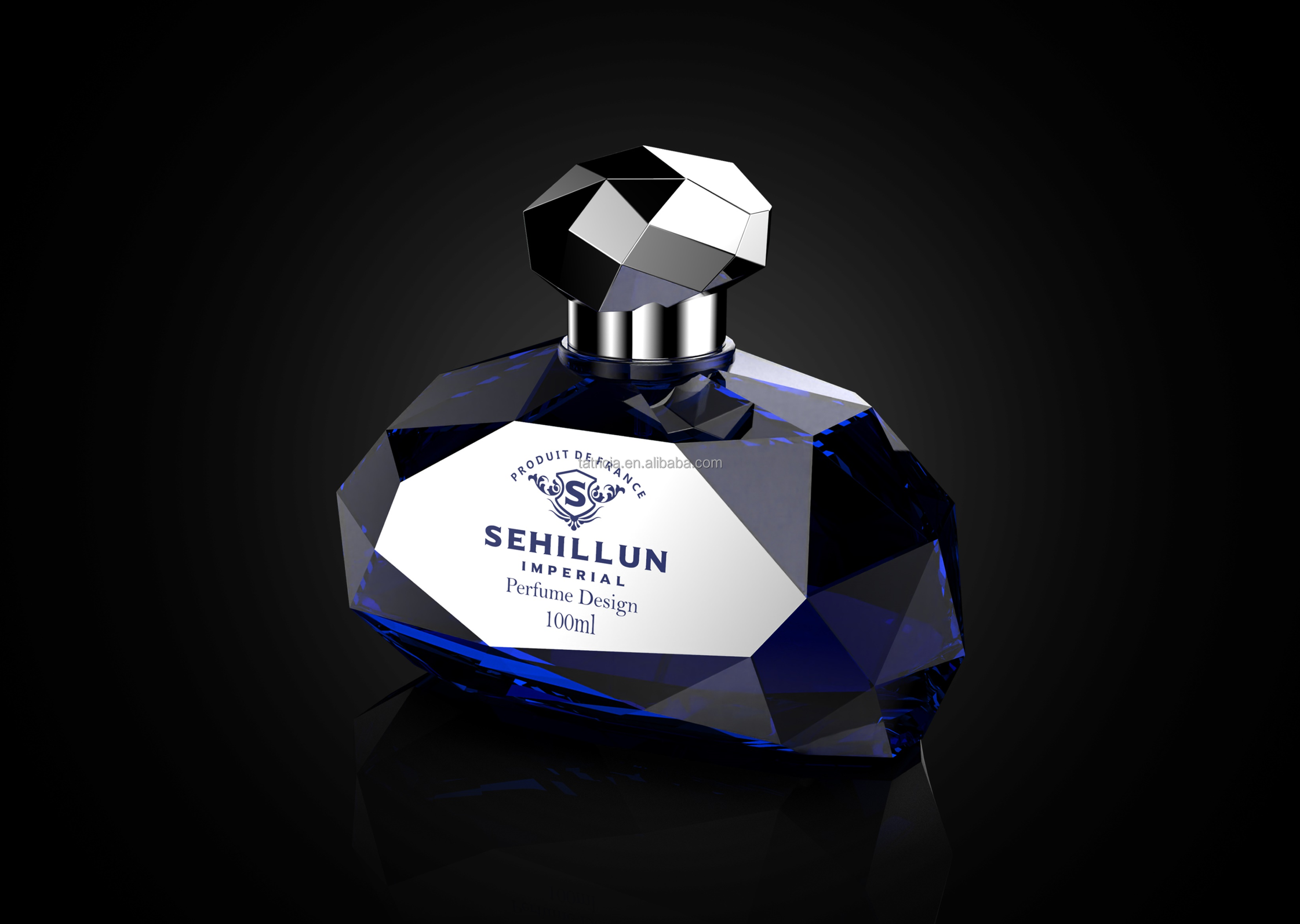 Wholesale super flint luxury 30ml 50ml 100ml crystal glass bottle perfume with box supplier