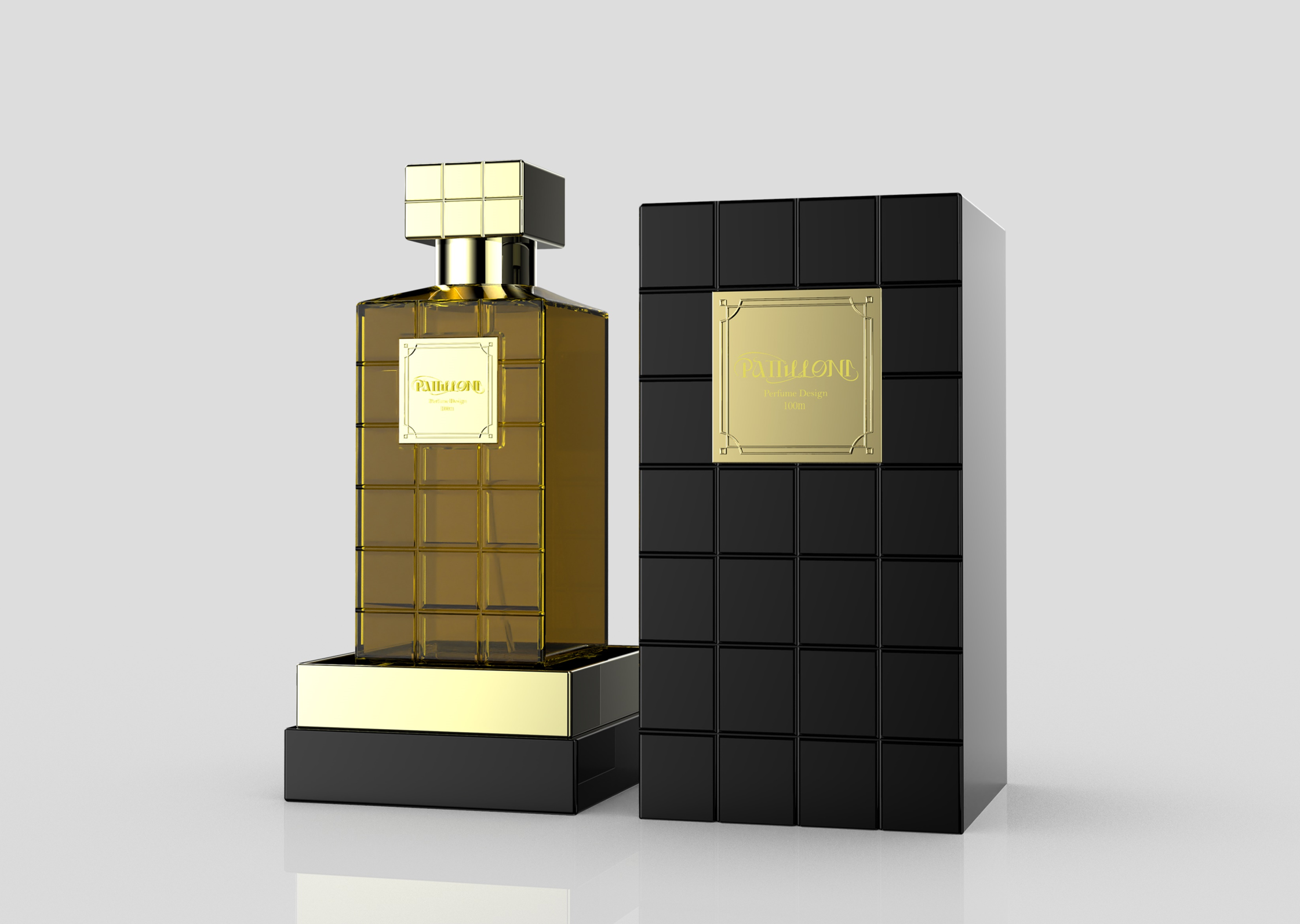 glass perfume bottle custom design perfume bottle with box 30ml 50ml 75ml 100ml luxury perfume bottle manufacture
