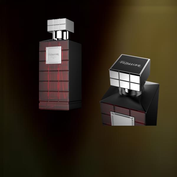 Innovación en botellas de perfume rojas