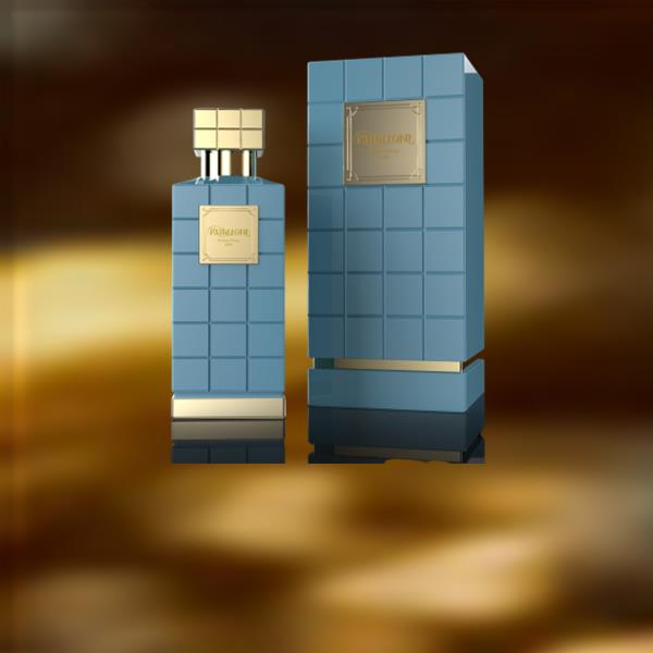 The timeless elegance of a glass perfume bottle