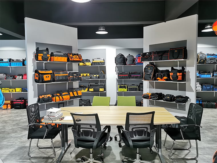 Tool bag show room