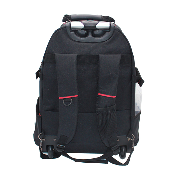 Versatile design - use as a backpack or roll it along with ease