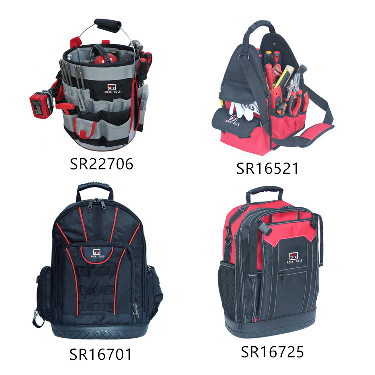 Canvas Garden Tools Bucket Bag With Plastic Bottom Work Bucket Is Load Rated Up To 60kgs factory