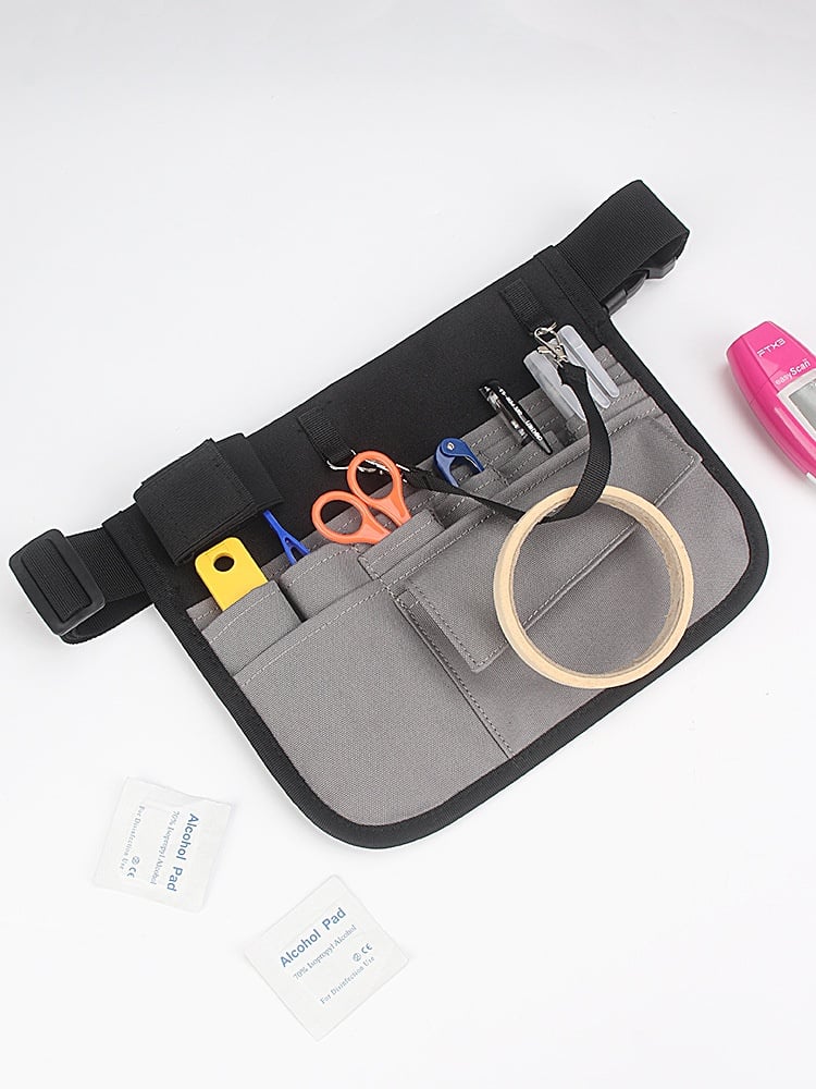 product wessleco multifunctional nurse bag portable waist bag for hotel cleaning household medical supplies cosmetics nylon zipper logo-3