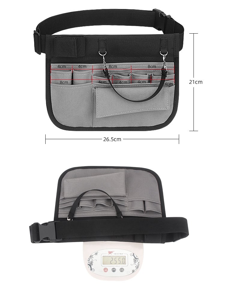 product wessleco multifunctional nurse bag portable waist bag for hotel cleaning household medical supplies cosmetics nylon zipper logo-6