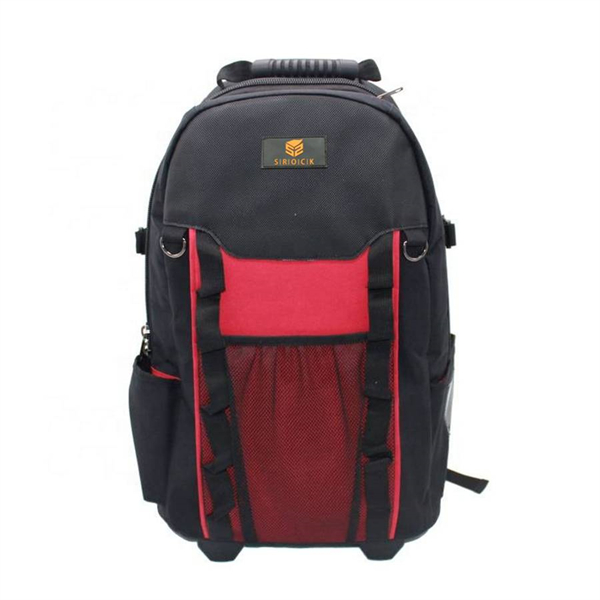 انتقل بسهولة مع الأدوات الثقيلة باستخدام حقيبة أدوات على شكل حقيبة ظهر مزودة بعجلات