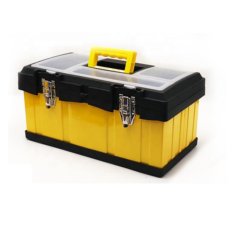22 inch hard plastic tool storage box with removable parts-0
