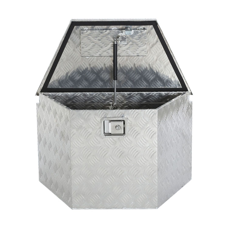 product hard case aluminum truck protective tool box set suitcase waterproof body customized logo layer lock color double material type-0