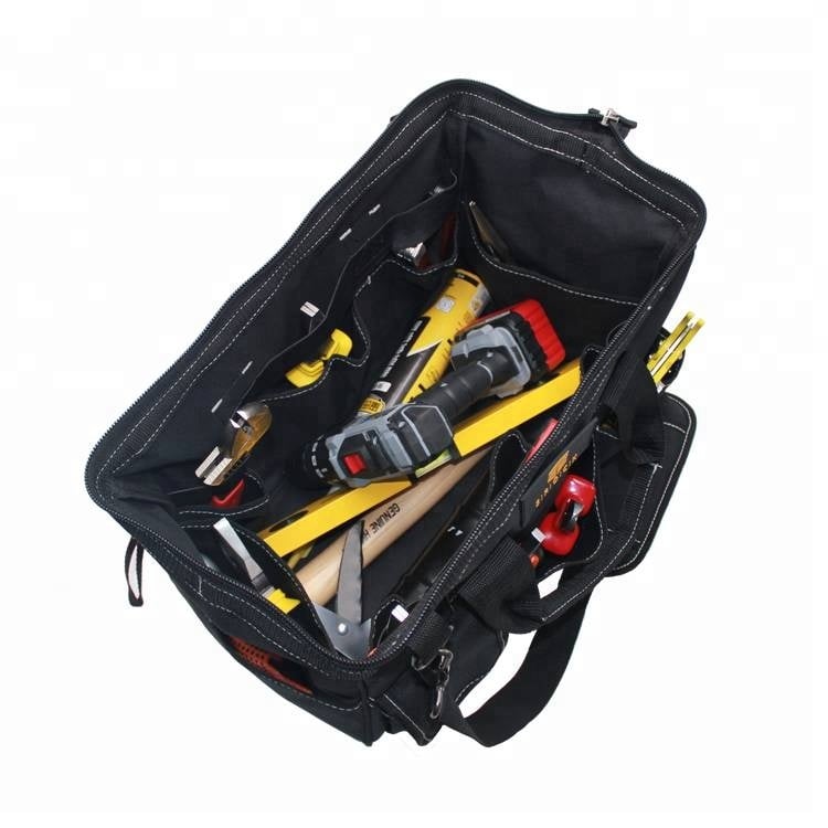 Wholesale Custom 16 inch Professional Portable Durable Using Electrical Polyester Electrician Tool Bag manufacture