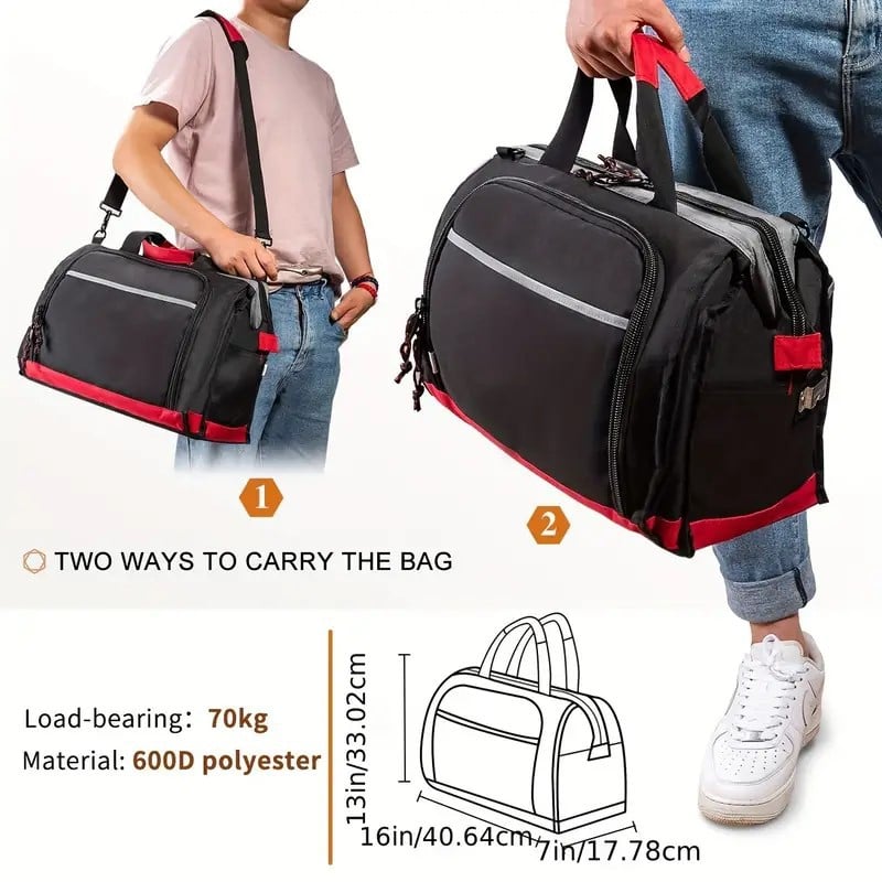 product single shoulder crossbody waterproof hardware tool box installation master electrician tool bag with labor protection features-3