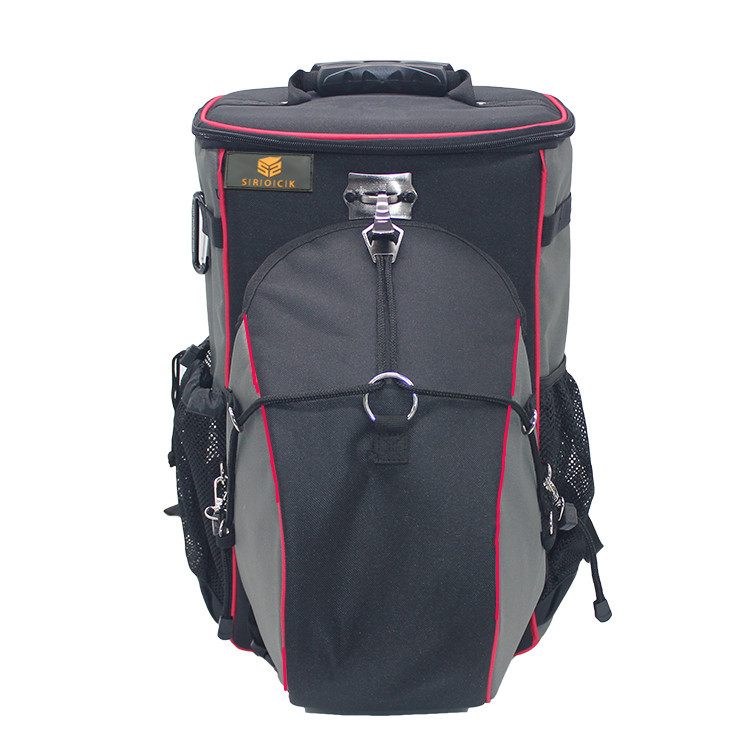 Large Capacity Work Gear Pack Technician Tool Bag Backpack Oxford Welder Tool Organizer with Helmet Catch manufacture