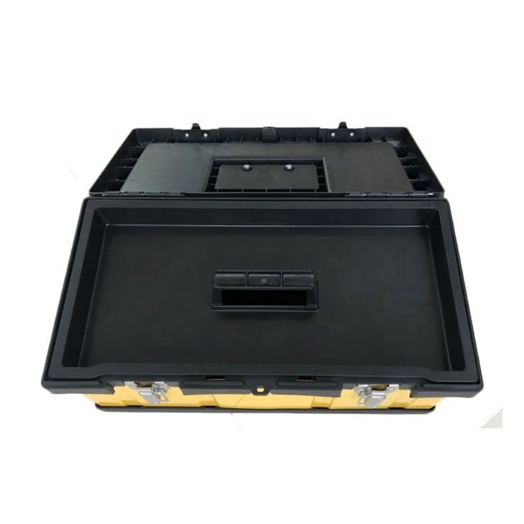22 inch hard plastic tool storage box with removable parts-4