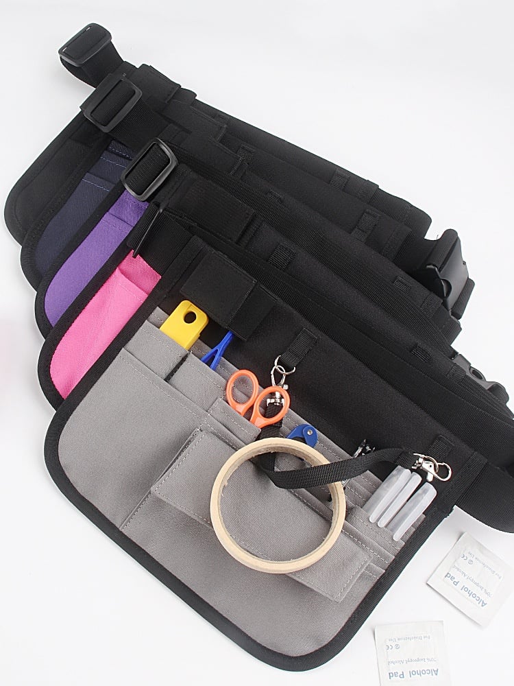 product wessleco multifunctional nurse bag portable waist bag for hotel cleaning household medical supplies cosmetics nylon zipper logo-0