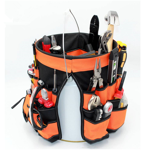 Stay organized on the go with the Tool Bucket Bag